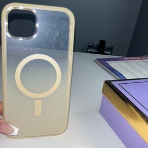 Mag safe Iphone 14 Plus Tan case BRAND NEW